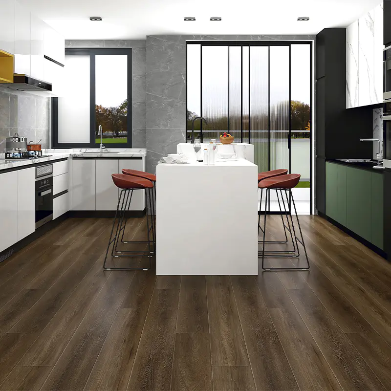 Pre-Glued Peel-and-Stick Self-Adhesive PVC Flooring
