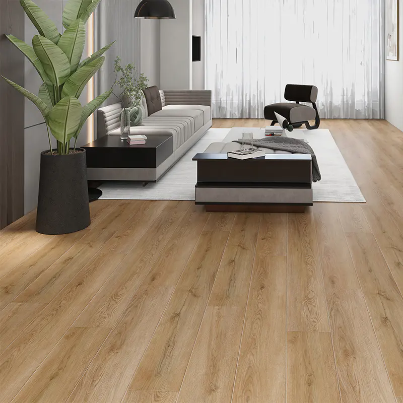 Komersyal na Waterproof Glue-Free Vinyl Plank Flooring