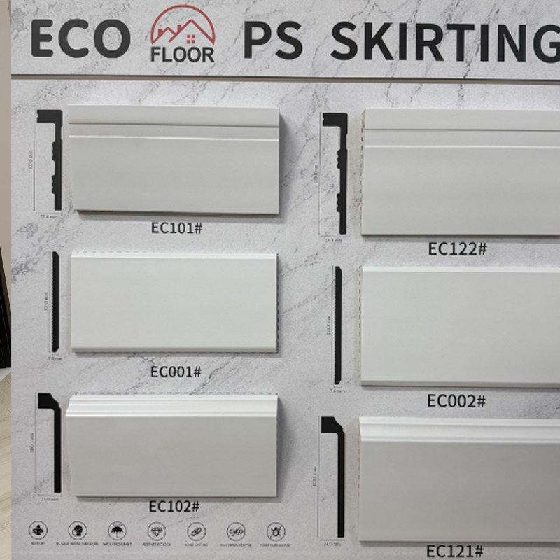Groove Design Polystyrene Baseboard para sa Tahanan